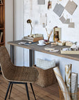 Ormond Rattan Side Chair Sand Color | Image 5 | From the Ormond Collection | Elegantly made with natural rattan for long lasting use | texxture home