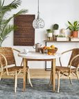 Lilas Rattan Bistro Chair | Image 4 | From the Lilas Collection | Elegantly handmade with natural rattan for long lasting use | texxture home