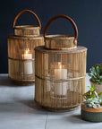 Liana Rattan Lantern Natural Color | Image 2 | From the Liana Collection | Masterfully constructed with natural rattan for long lasting use | Available in natural color | texxture home