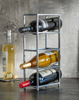 Framework™ Welded Iron Wine Rack - (colors: Natural) | Premium Bottle Holder from the Framework™ collection | made with Iron for long lasting use