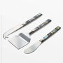 Abalon™ Artisan Forged Stainless Steel Cheese Knives (set of 3)