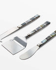 Abalon™ Artisan Forged Stainless Steel Cheese Knives (set of 3)