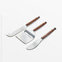 Bratzen™ Hand Forged Stainless Steel and Leather Cheese Knives (set of 3)