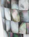 Abalon™ Handmade Stainless Steel and Mother of Pearl Cocktail Shaker - (colors: Silver) | Premium Utensils from the Abalon™ collection | made with Stainless Steel and Mother of Pearl for long lasting use