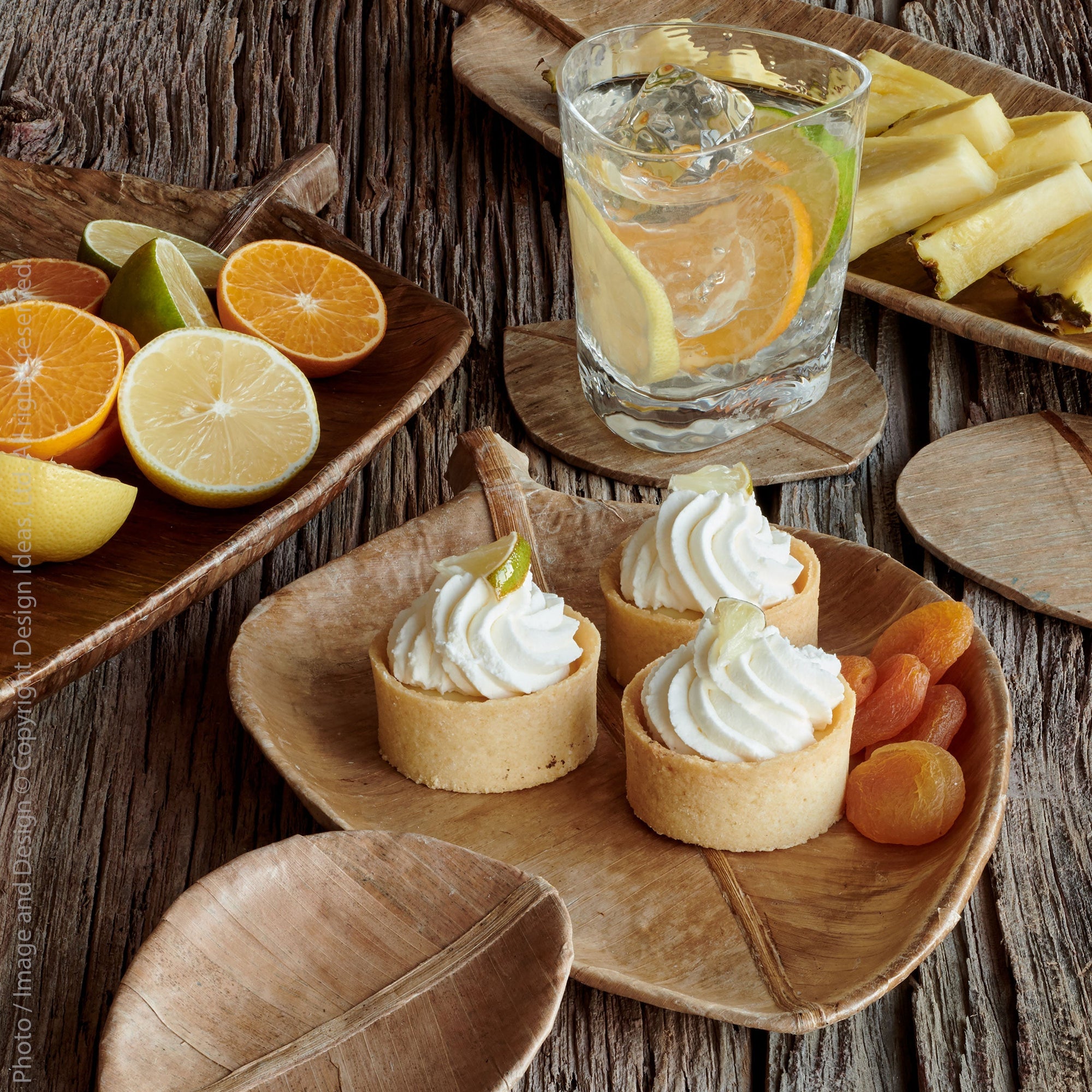 Lampang Banana Leaf Platter   | Image 5 | From the Lampang Collection | Expertly constructed with natural banana leaf for long lasting use | Available in natural color | texxture home