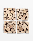 Branch Wood Coaster - Natural Color | Image 1 | From the Branch Collection | Expertly created with natural wood for long lasting use | This coaster is sustainably sourced | Available in natural color | texxture home