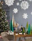 Tannenbaum White Wood Tree Set (11 Inch) — Bundle - | Image 2 | From the Tannenbaum Collection | Skillfully created with natural plywood for long lasting use | Available in white color | texxture home