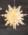 Flurry™ Holly LED Paper Snowflake