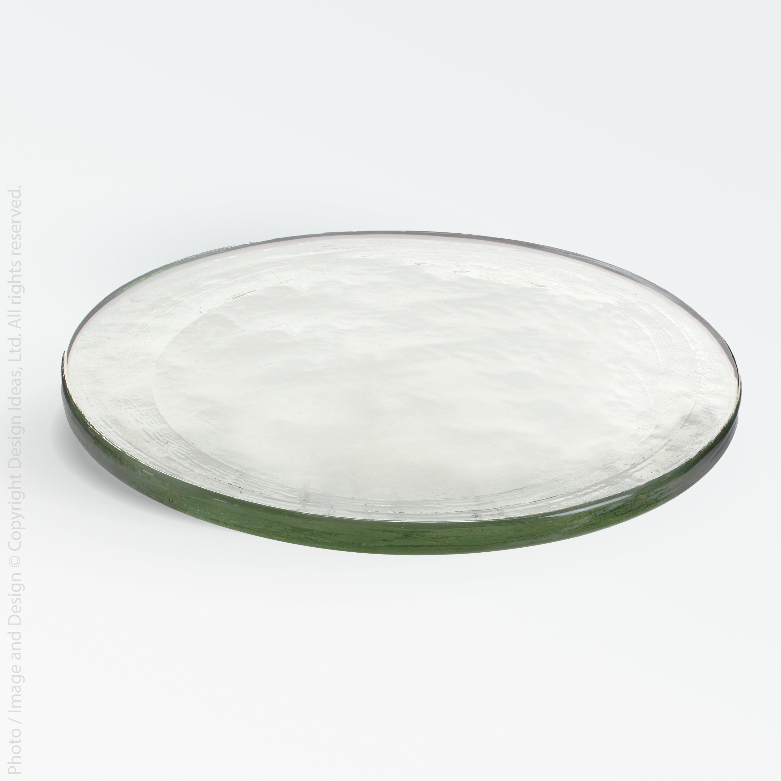 Avalon Glass Tray - Black Color | Image 1 | From the Avalon Collection | Elegantly created with natural glass for long lasting use | Available in natural color | texxture home