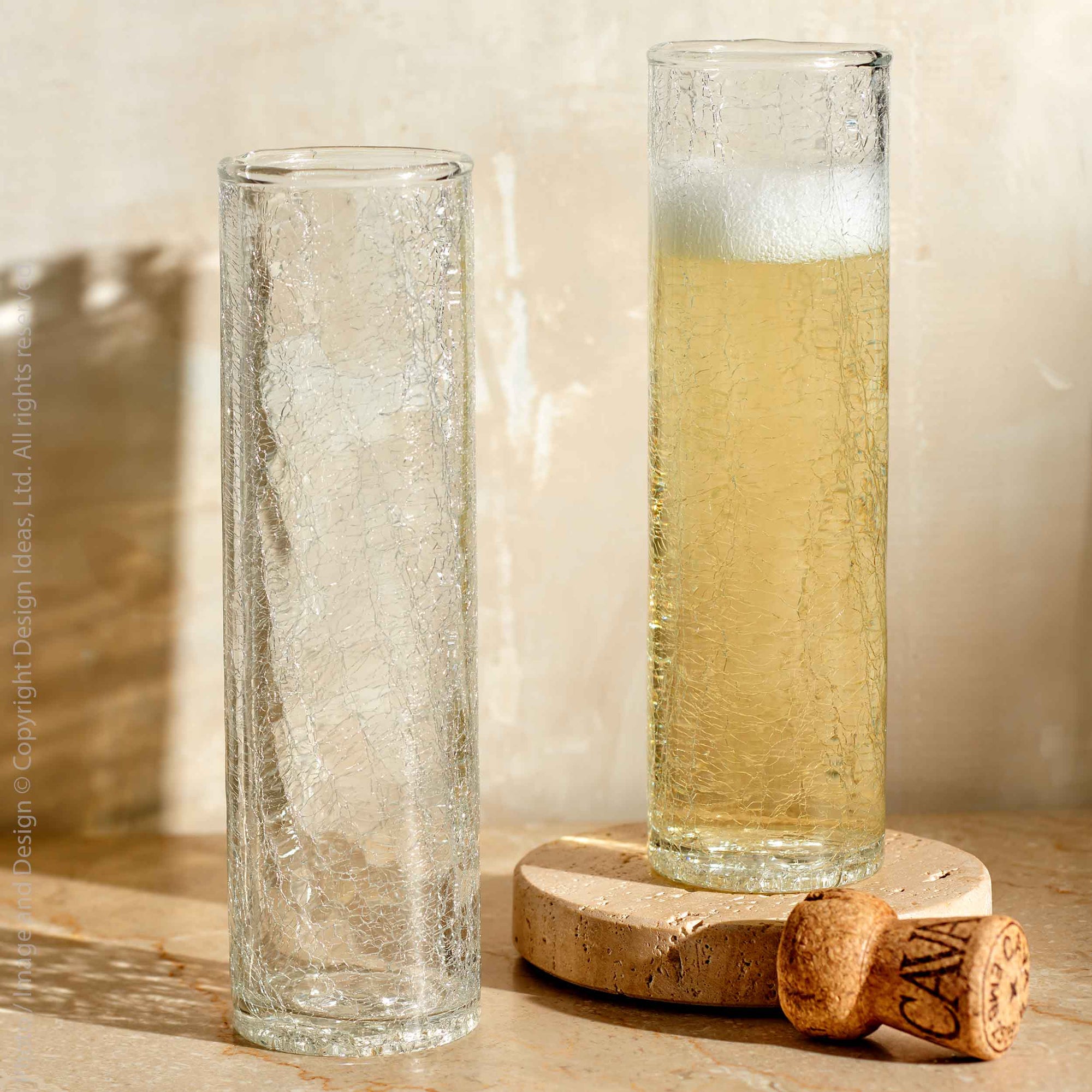 Norwell™ Mouth Blown, Hand Made Glass Champagne Flute (set of 4) - 50% Recycled - (colors: Clear) | Premium Glass from the Norwell™ collection | made with Glass  - 50% Recycled for long lasting use