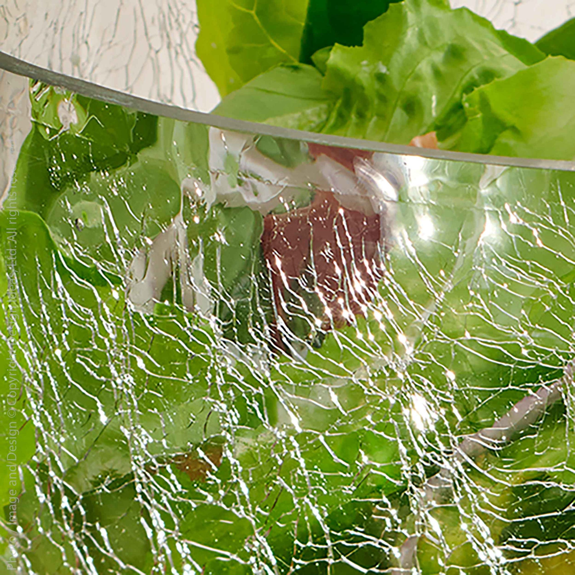 Norwell™ Mouth Blown, Hand Made Glass Serving Bowl (50% Recycled Glass) - (colors: Clear) | Premium Bowl from the Norwell™ collection | made with Glass  - 50% Recycled for long lasting use