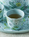 Bloomsbury™ 4 oz. Hand Painted Kaolin Clay Teacup