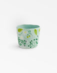 Bloomsbury™ teacup (4 oz.) - Mint | Image 1 | Premium Cup from the Bloomsbury collection | made with Kaolin clay for long lasting use | texxture