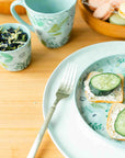 Bloomsbury™ 4 oz. Hand Painted Kaolin Clay Teacup