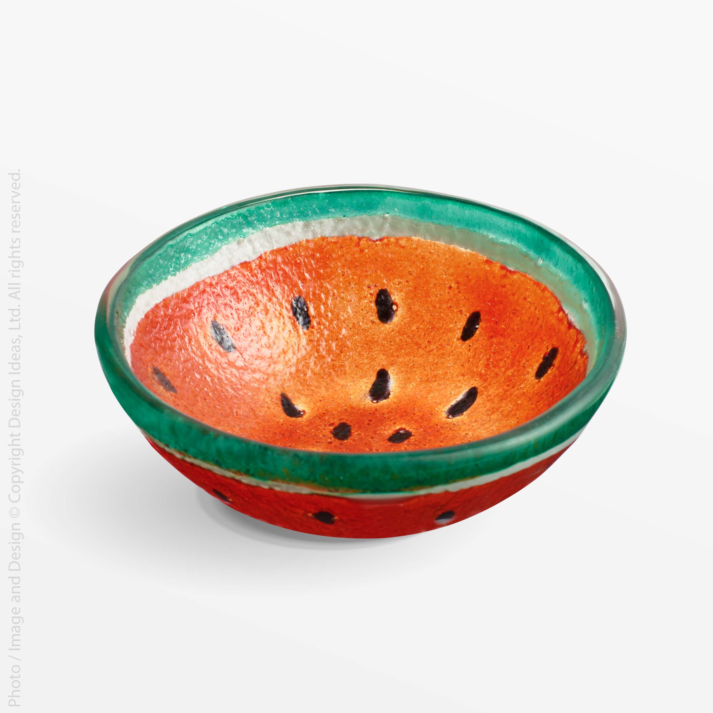 Papeete™ Hand Painted Glass Bowl (Melon)