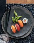 Stoneshard™ Carved Riverstone Plate (9.8 dia x 0.5 in.)