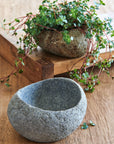 Stoneshard™ bowl (5.9 x 6.3 x 3.2 in.) - Gray | Image 3 | Premium Bowl from the Stoneshard collection | made with Riverstone for long lasting use | texxture