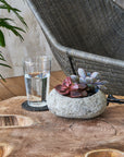 Takara Teak Side Table Black Color | Image 5 | From the Takara Collection | Elegantly constructed with natural teak for long lasting use | This table is sustainably sourced | Available in natural color | texxture home
