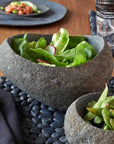 Stoneshard™ Carved Riverstone Bowl (7.9 in x 8.7 in)