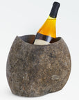 Stoneshard™ wine bucket - Black | Image 1 | Premium Bowl from the Stoneshard collection | made with Riverstone for long lasting use | texxture