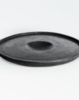 Stoneshard™ Carved Riverstone Party Tray - Black | Image 1 | Premium Tray from the Stoneshard collection | made with Riverstone for long lasting use | texxture
