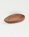 Chiku Teak Teardrop Bowl - Black Color | Image 1 | From the Chiku Collection | Exquisitely crafted with natural teak for long lasting use | This bowl is sustainably sourced | Available in natural color | texxture home