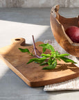 Chiku™ Carved Teak Cutting Board Paddle