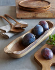 Takara Teak Salad Server (Set of 2) Natural Color | Image 3 | From the Takara Collection | Expertly assembled with natural teak for long lasting use | These utensils are sustainably sourced | Available in natural color | texxture home