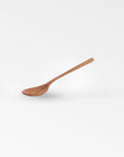 Chiku Teak Spoon - Natural Color | Image 1 | From the Chiku Collection | Skillfully made with natural teak for long lasting use | These utensils are sustainably sourced | Available in natural color | texxture home