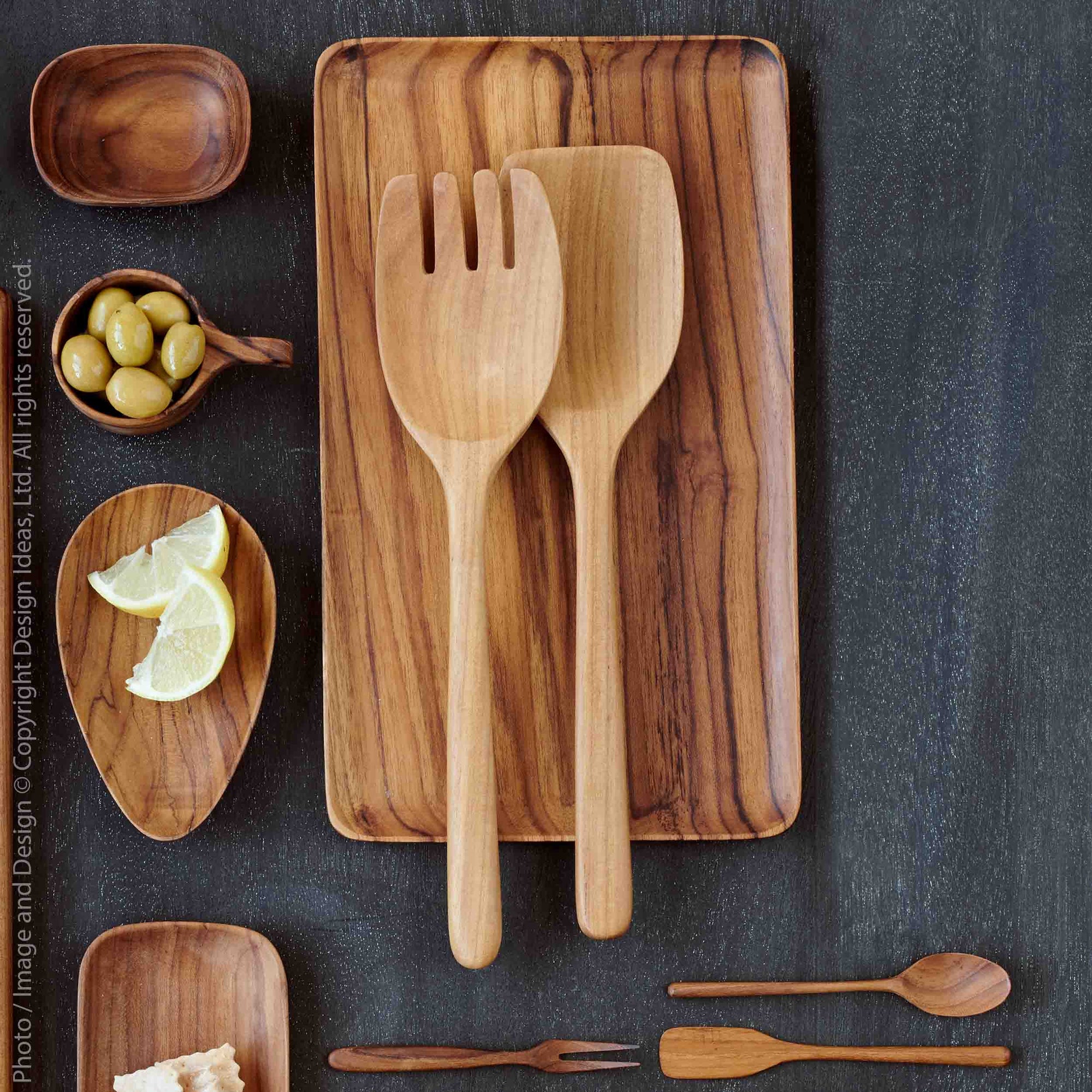 Chiku™ Teak Salad Servers