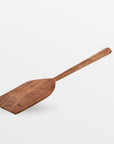 Chiku Teak Server - Natural Color | Image 1 | From the Chiku Collection | Skillfully created with natural teak for long lasting use | These utensils are sustainably sourced | Available in natural color | texxture home