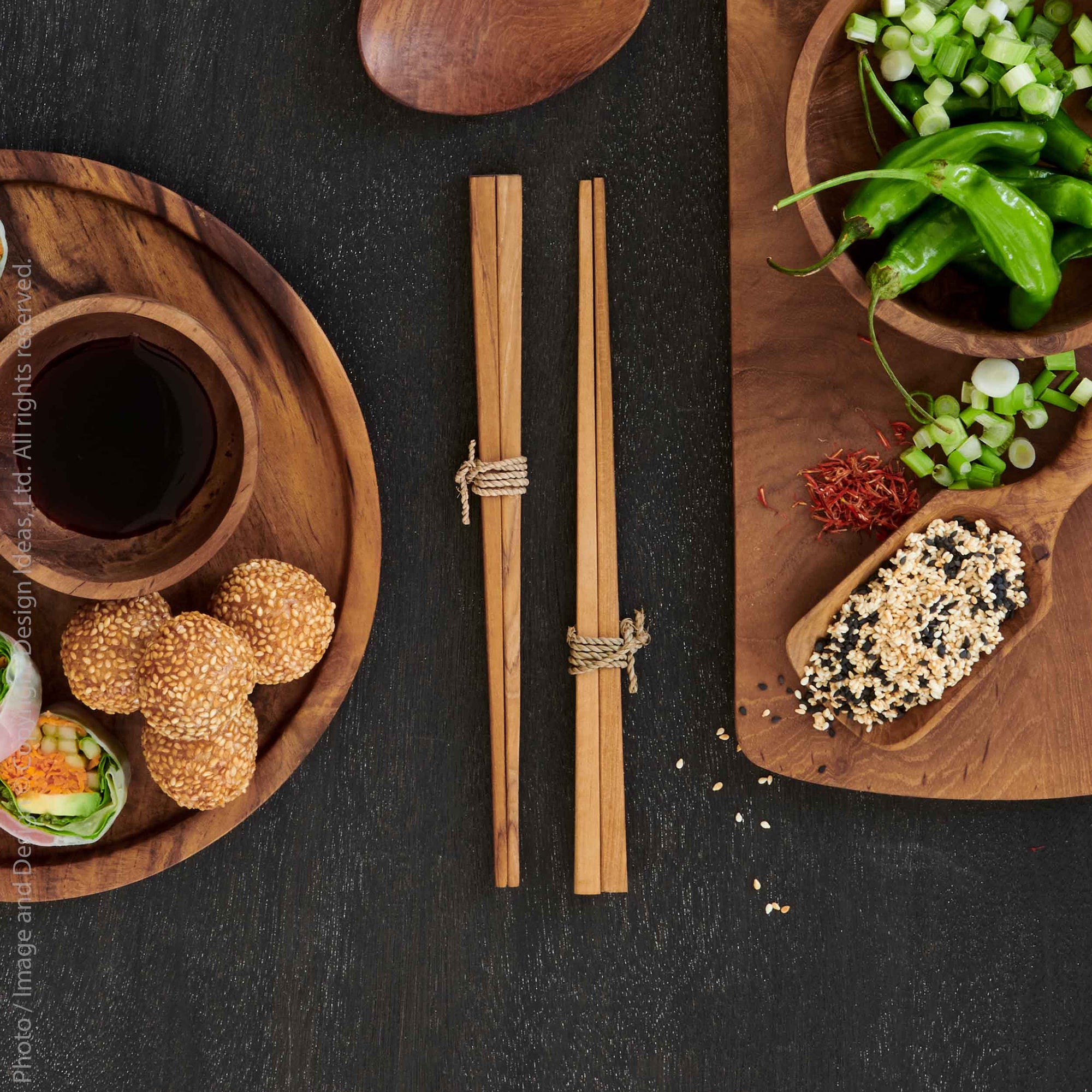 Chiku™ Teak Chopsticks
