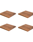 Chiku™ Sanded Teak Coasters