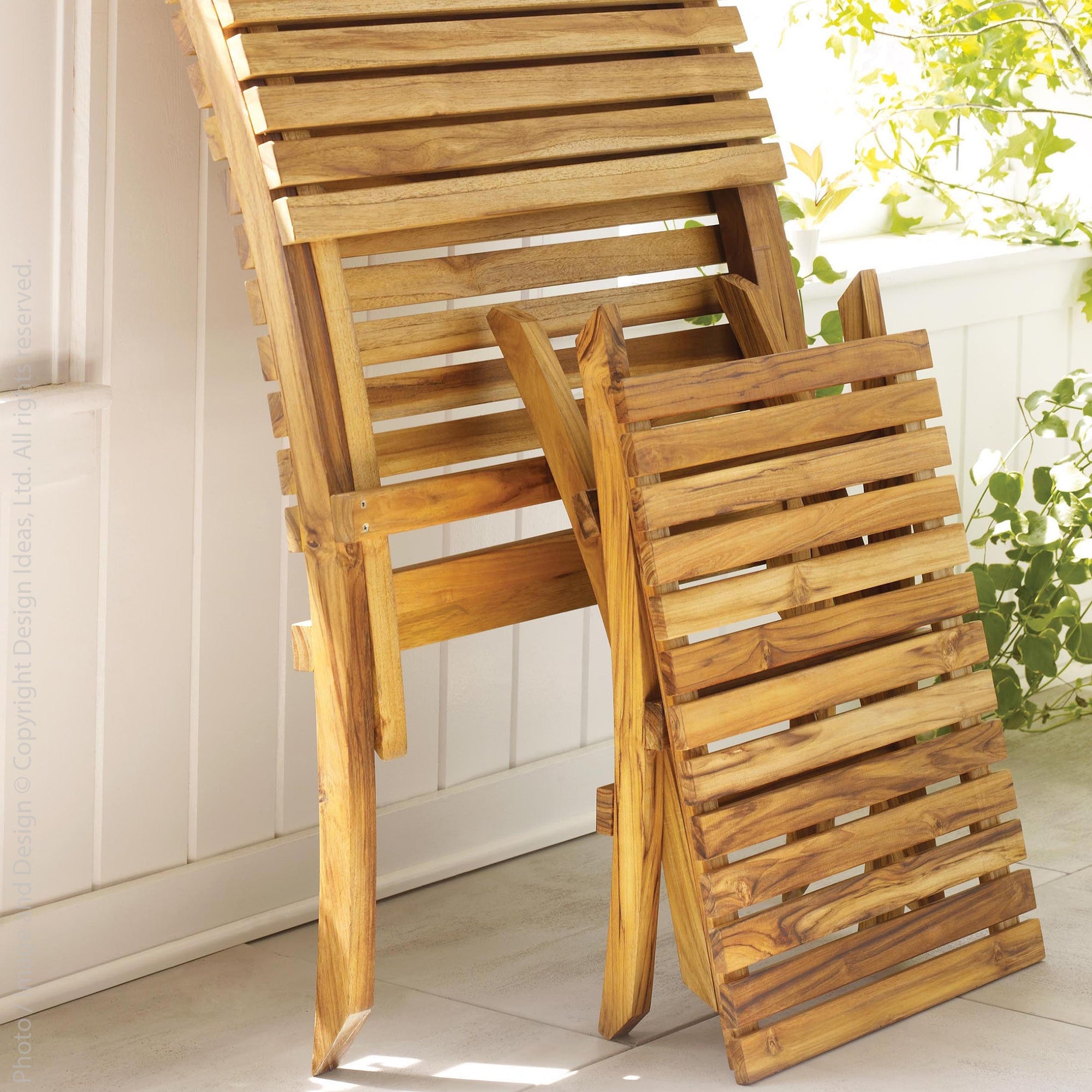 Barcelona Teak Side Table Natural Color | Image 3 | From the Barcelona Collection | Expertly crafted with natural teak for long lasting use | This table is sustainably sourced | Available in natural color | texxture home