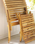 Barcelona Teak Beach Chair natural Color | Image 2 | From the Barcelona Collection | Masterfully assembled with natural teak for long lasting use | This chair is sustainably sourced | Available in natural color | texxture home