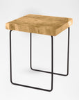 Takara Teak End Table - Natural Color | Image 1 | From the Takara Collection | Skillfully assembled with natural teak for long lasting use | This table is sustainably sourced | Available in natural color | texxture home