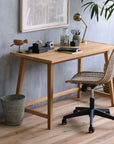 Takara™ desk - Natural | Image 5 | Premium Desk from the Takara collection | made with Teak for long lasting use | texxture