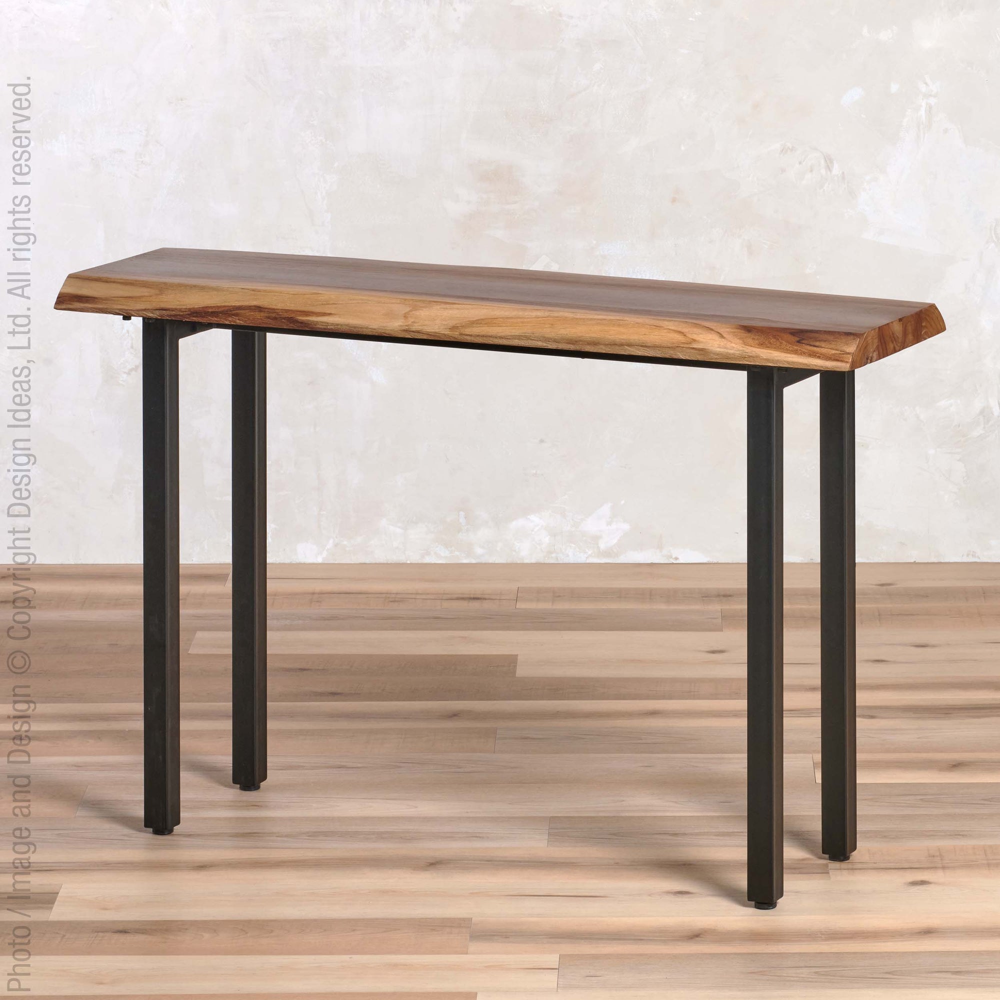 Takara™ live edge console table - Natural | Image 1 | Premium Table from the Takara collection | made with Teak for long lasting use | texxture