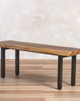 Takara™ Teak Live Edge Dining Bench