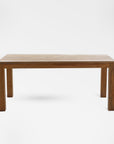 Takara Teak Dining Table - Clear Color | Image 1 | From the Takara Collection | Masterfully assembled with natural teak for long lasting use | This table is sustainably sourced | Available in natural color | texxture home