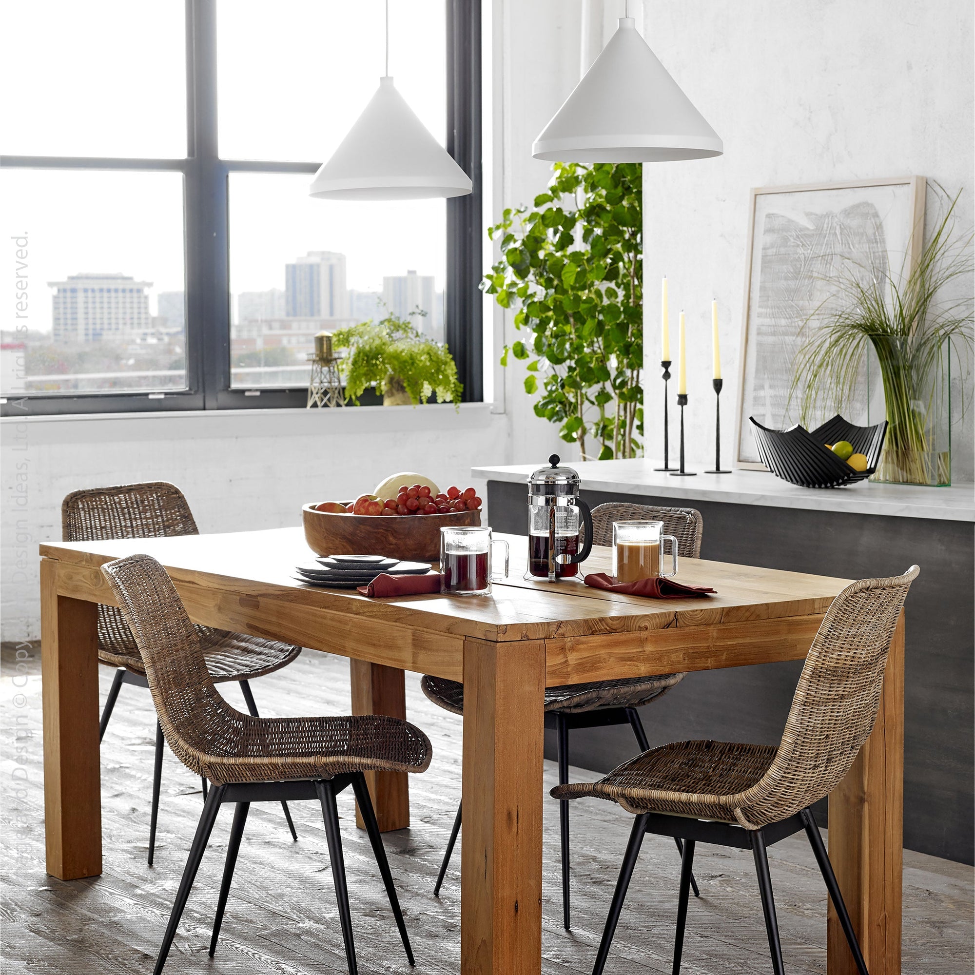 Santiago Wood Fruit Bowl Black Color | Image 2 | From the Santiago Collection | Exquisitely created with natural wood for long lasting use | This bowl is sustainably sourced | Available in gray color | texxture home
