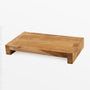 Catanga Teak Root Riser (Medium) - Black Color | Image 1 | From the Catanga Collection | Skillfully assembled with natural teak root for long lasting use | This riser is sustainably sourced | Available in natural color | texxture home