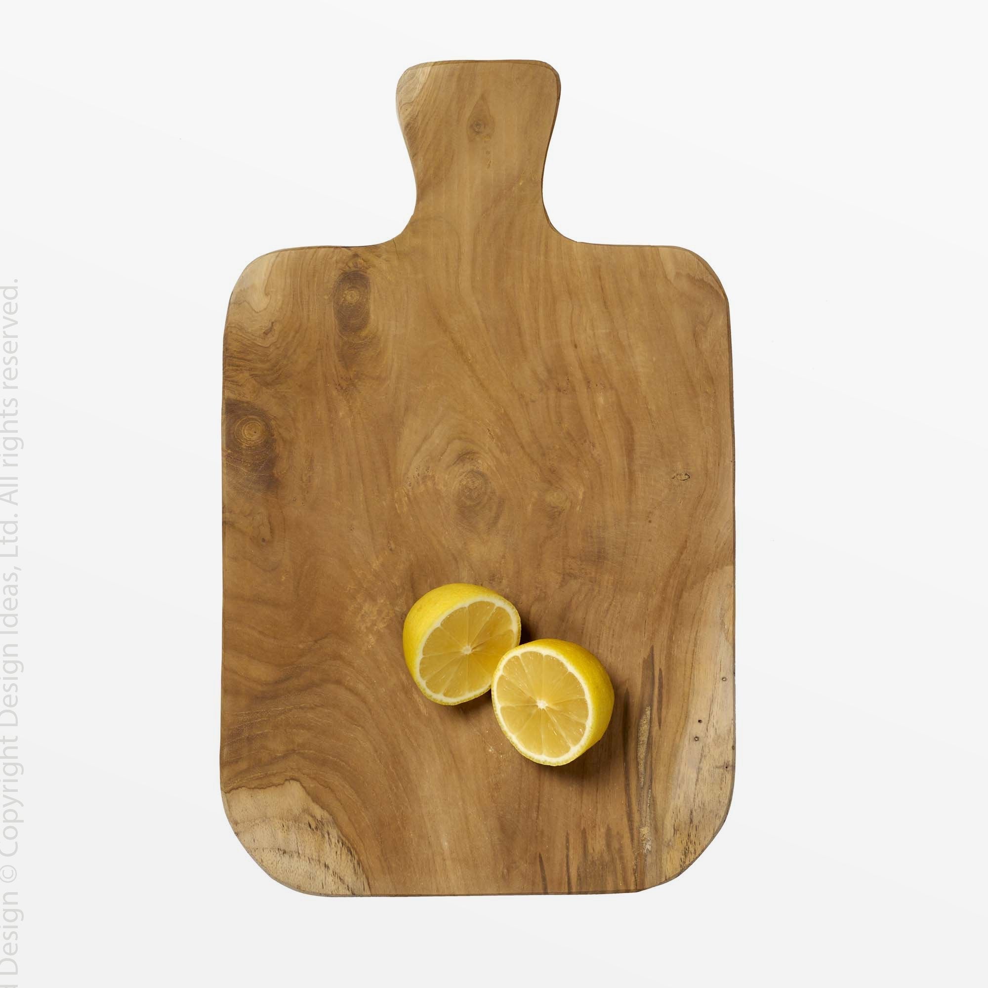 Natural Teak Wood Serving and Cutting Board - Natural Trend