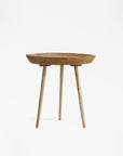Takara Teak Round Table (Tall) - Silver Color | Image 1 | From the Takara Collection | Elegantly crafted with natural teak for long lasting use | This table is sustainably sourced | Available in natural color | texxture home