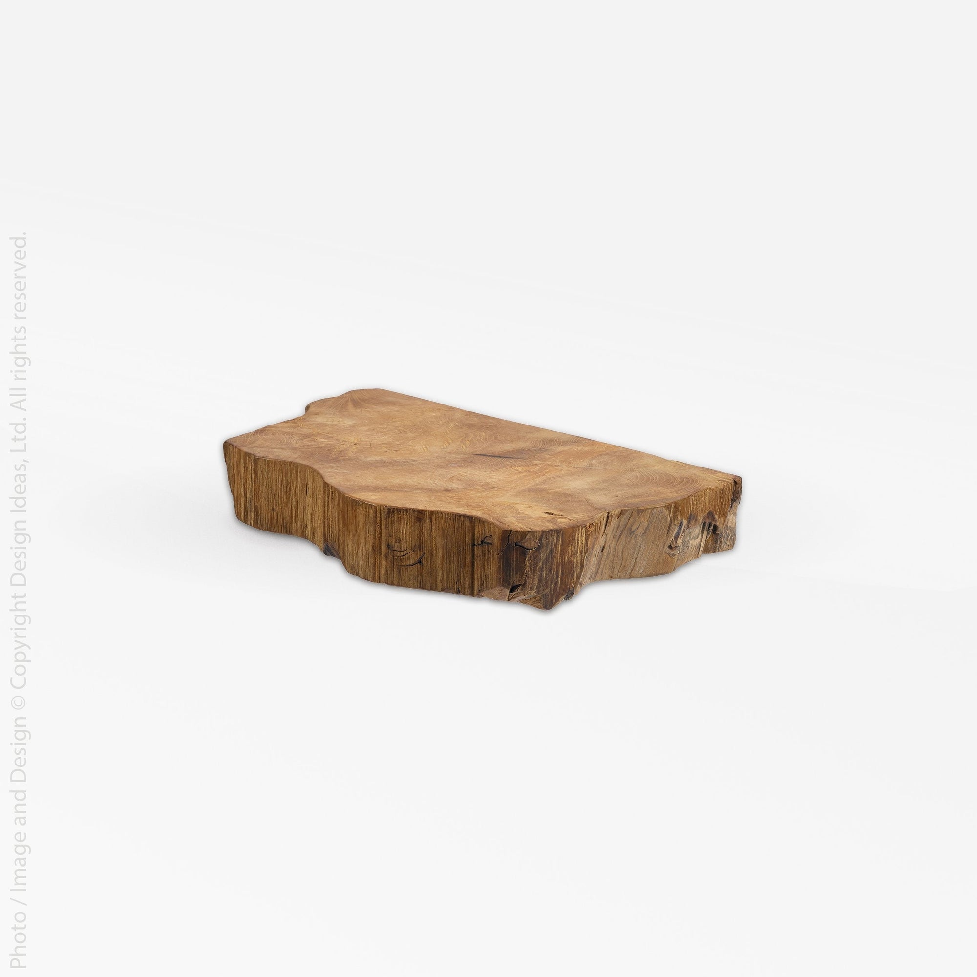 Takara Teak Live Edge Shelf (Small) - Black Color | Image 1 | From the Takara Collection | Expertly assembled with natural teak for long lasting use | This shelf is sustainably sourced | Available in natural color | texxture home