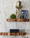 Takara™ Teak Live Edge Shelf (Large)