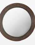 Nevari Rattan Mirror - Black Color | Image 1 | From the Nevis Collection | Expertly crafted with natural rattan for long lasting use | Available in natural color | texxture home