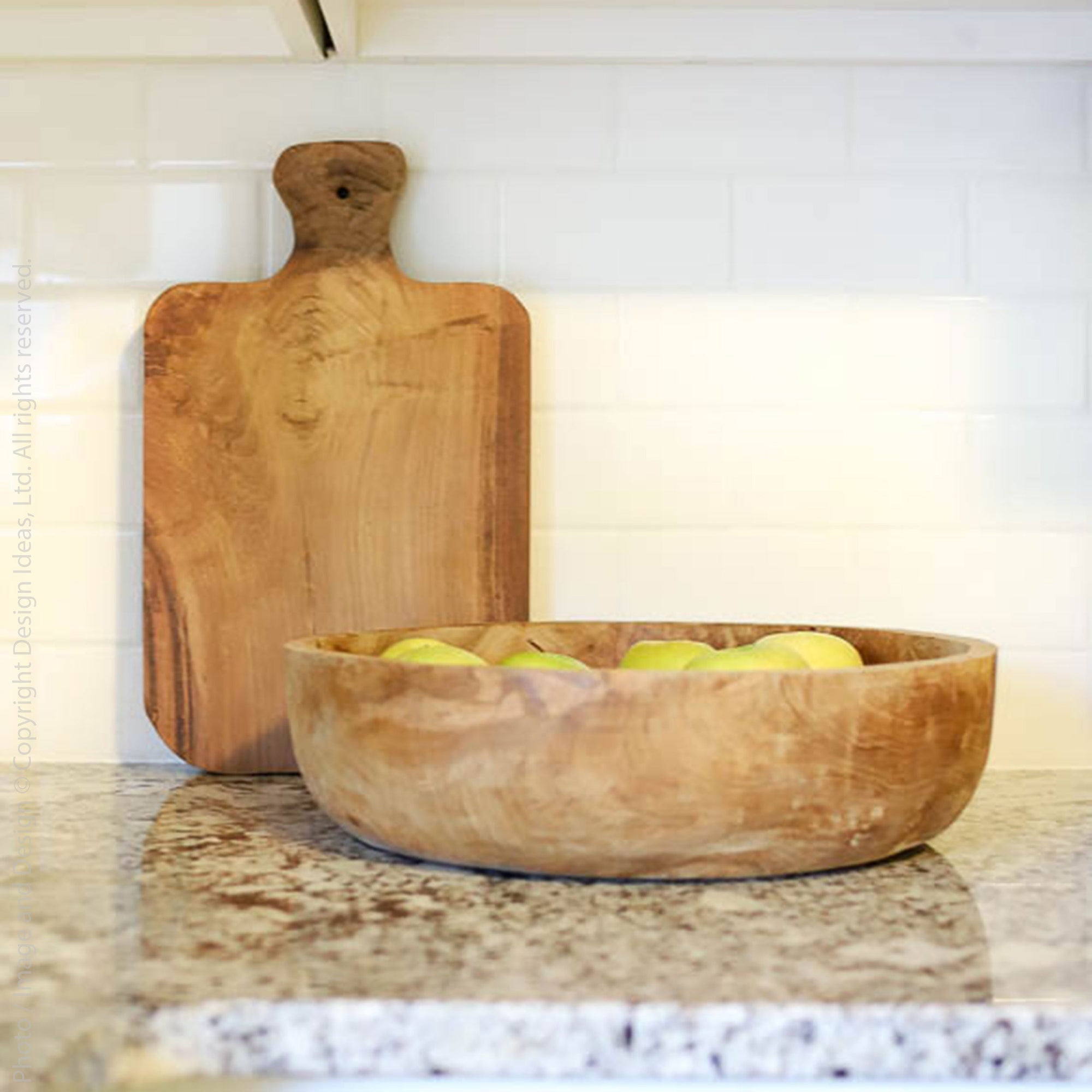 Takara Teak Root Fruit Bowl Natural Color | Image 2 | From the Takara Collection | Skillfully created with natural teak root for long lasting use | This bowl is sustainably sourced | Available in natural color | texxture home