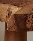 Takara™ Teak Wood Live Edge 2-tier Riser - (colors: Natural) | Premium Riser from the Takara™ collection | made with Teak Wood for long lasting use