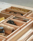 Beckman™ Cut and Glued Birch Drawer Organizer (3 x 9 x 2 in.) - (colors: Natural) | Premium Organizer from the Beckman™ collection | made with Birch for long lasting use